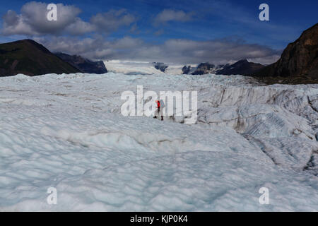 See am kennicott Glacier, wrangell - St. Elias National Park, Alaska Stockfoto