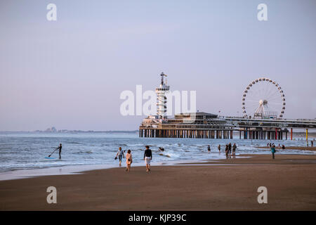 Strand von Scheveningen, Den Haag Stockfoto