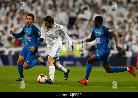 Mateo Kpvacic (23) von Real Madrid Spieler. Copa del Rey zwischen Real Madrid vs Getafe im Santiago Bernabeu in Madrid, Spanien, 28. November 2017. Stockfoto