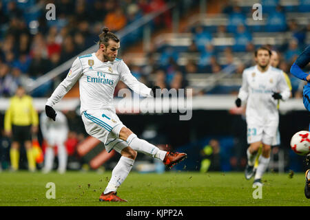 Madrid, Spanien. 28. November 2017. Gareth Bale (11) von Real Madrid Spieler. Copa del Rey zwischen Real Madrid vs Getafe im Santiago Bernabeu in Madrid, Spanien, 28. November 2017. Credit: Gtres Información más Comuniación auf Linie, S.L./Alamy leben Nachrichten Stockfoto