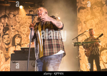 Brighton, uk. 28 Nov, 2017. rory Graham besser als Rag n Knochen Mann die letzte Nacht einer sellout Heimatstadt zeigen an Der brighton Centre, England bekannt. Credit: Jason Richardson/alamy leben Nachrichten Stockfoto