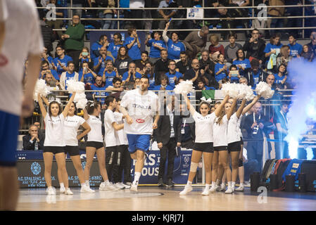 Turin, Italien. 24 Nov, 2017. Christian Burns (Italien) basketball Match: Fiba Basketball WM 2019 Qualifier. Italien gegen Rumänien. Italien gewann 75-70 an Pala ruffini in Turin, Italien, 24. November 2017. Quelle: Alberto gandolfo/Pacific Press/alamy leben Nachrichten Stockfoto