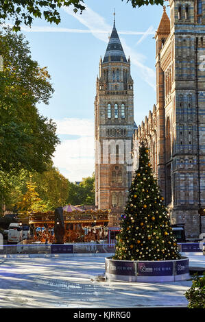 Prominente kommen zur Eröffnung der Eislaufbahn 2017 im Natural History Museum mit: Atmosphäre Wo: London, Großbritannien Wann: 25 Okt 2017 Credit: WENN Stockfoto