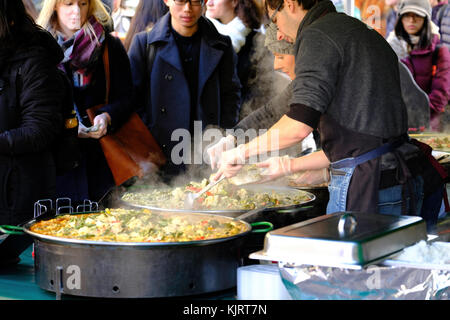 Bloomsbury Farmers Market, London, Vereinigtes Königreich Stockfoto