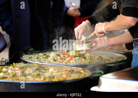 Bloomsbury Farmers Market, London, Vereinigtes Königreich Stockfoto