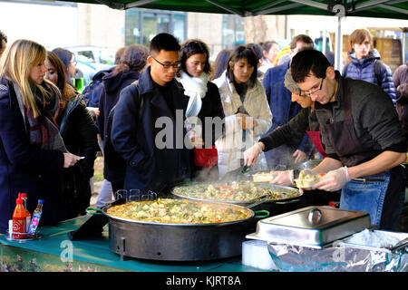 Bloomsbury Farmers Market, London, Vereinigtes Königreich Stockfoto