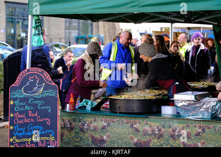 Bloomsbury Farmers Market, London, Vereinigtes Königreich Stockfoto