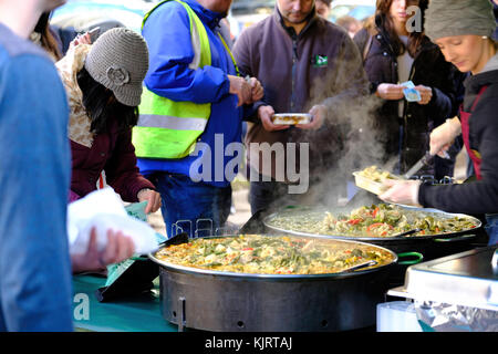 Bloomsbury Farmers Market, London, Vereinigtes Königreich Stockfoto