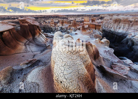 Bisti badlands, de-na-zin Wilderness Area, New Mexico, USA Stockfoto