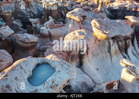 Bisti badlands, de-na-zin Wilderness Area, New Mexico, USA Stockfoto
