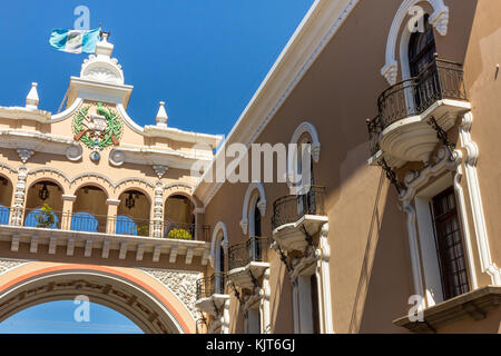 Ehemaliges Postgebäude in Guatemala-Stadt Stockfoto