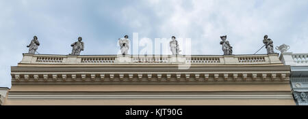 Skulptur des Museums Behnhaus Draegerhaus in Lübeck, Deutschland Stockfoto