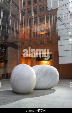 Aurora ist der gemeinsame Name von Renzo Piano preisgekrönten Büro Turm und Wohnhaus auf Macquarie Street in Sydney, Australien. Stockfoto