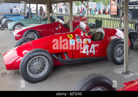 Ferrari Tip 500/625, 1952, 1953, Goodwood Revival, historischer Motorsport Stockfoto