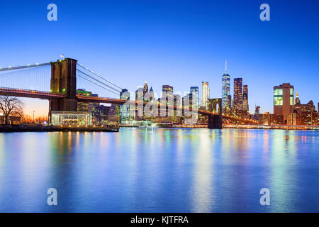 Skyline Von New York New York City Lower Manhattan