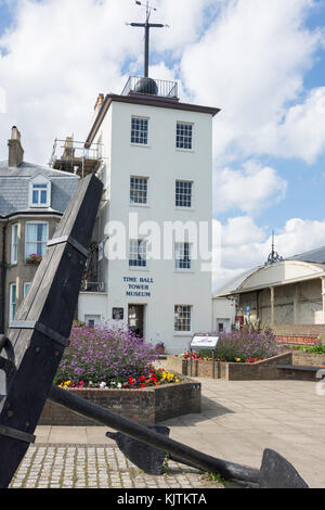Time Ball Tower Museum, Victoria Parade, Deal, Kent, England, Vereinigtes Königreich Stockfoto
