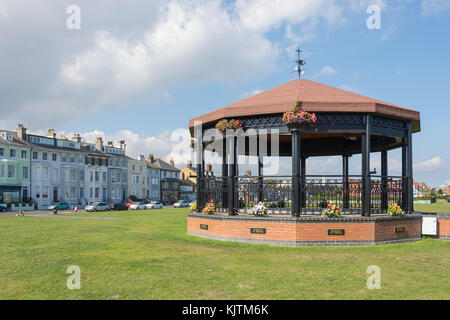 Der Deal Memorial Musikpavillon, der Strand, Walmer und Deal, Kent, England, Vereinigtes Königreich Stockfoto