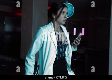 Flatliners ist eine bevorstehende 2017 amerikanische Science-Fiction psychologische Horror-Film unter der Regie von Niels Arden Oplev und geschrieben von Ben Ripley. Der Film ist eine Fortsetzung des Films von 1990 mit den gleichen Namen und Stars Ellen Page, Diego Luna, Nina Dobrev, James Norton, Kiersey Clemons und Kiefer Sutherland.   Dieses Foto ist nur zu redaktionellen Zwecken und unterliegen dem Copyright von der Filmgesellschaft und/oder der Fotograf von dem Film oder der Firma zugeordnet und kann nur durch Veröffentlichungen im Zusammenhang mit der Förderung der oben genannten Film reproduziert werden. Eine obligatorische Gutschrift auf die Filmgesellschaft ist erforderlich. Die Stockfoto