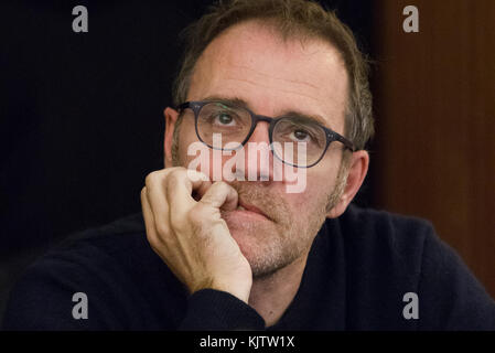 Turin, Italien. 25 Nov, 2017 Turin, Italien. 25. November 2017. italienische Schauspieler Valerio mastrandrea ist Gast der Torino Film Festival Quelle: Marco destefanis/Pacific Press/alamy leben Nachrichten Stockfoto