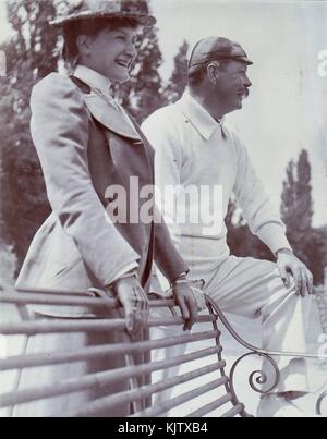 Sir Arthur Conan Doyle spielen Kricket, 1901 Stockfoto