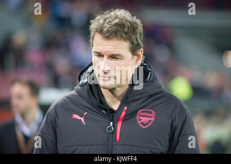 Köln, Deutschland. November 2017. Jens LEHMANN (Co-Trainer, ARS), Fussball Europa League, Gruppenphase, 5. Spieltag, 1.FC Köln (K) - Arsenal London (ARS) 1:0, am 23.11.2017 in Köln. |Nutzung weltweit Guthaben: dpa/Alamy Live News Stockfoto