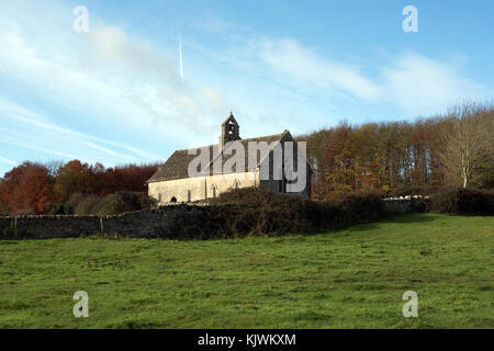 St. Oswalds Kirche, Widford, Oxfordshire, England, Großbritannien Stockfoto