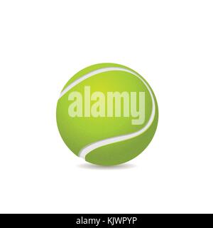 Tennisball isoliert Stock Vektor