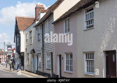 Alte Häuser, Chapel Street, Billericay, Essex, England, Vereinigtes Königreich Stockfoto