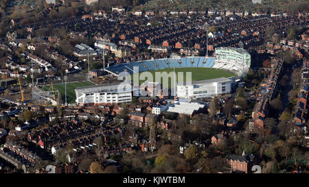 Luftaufnahme von Headingley Stadium, Rugby und Cricket, Leeds, Großbritannien Stockfoto