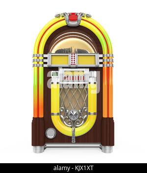 Jukebox radio isoliert Stockfoto