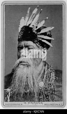 Renata Kawepo, ca 1880 Stockfoto