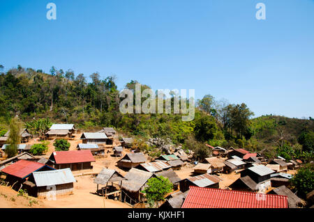 Verbot mok Chong Dorf - Laos Stockfoto