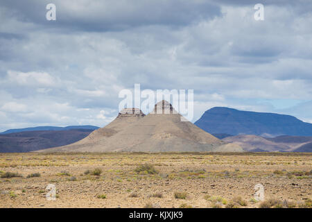 Hügeln in der tankwa Karoo in die westlichen und nördlichen Kap von Südafrika Stockfoto