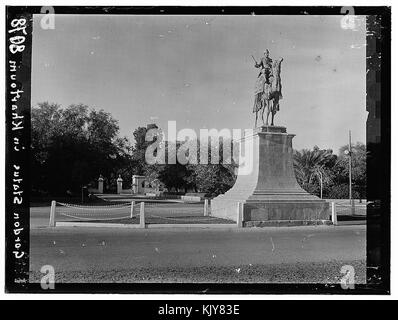 Sudan Khartum Gordon Statue 1936 Stockfoto