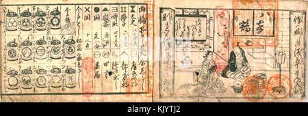 Yoshiwara saiken 1739 Stockfoto