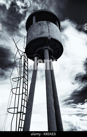 Abgebrochene Sentry box-Kalten Krieg Stockfoto