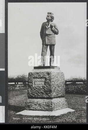 75 Bergen. Edvard Grieg Statuen kein nb DigiFoto-Maker bldsa PK 20508 20160205 00112 Stockfoto