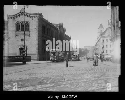 Karl Johans gate Keine nb DigiFoto-Maker 20160218 00634 NB NS NM 05436 Stockfoto