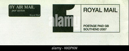 GOMEL, BELARUS, 23. November 2017, Stempel gedruckt in Großbritannien zeigt ein Bild des Porto bezahlt GB, ca. 2017. Stockfoto
