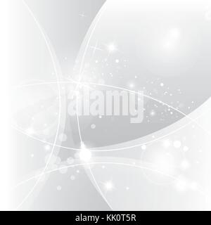 Silber abstract vector Hintergrund Stock Vektor