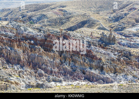 Hoodoo Formationen in den usa. Stockfoto