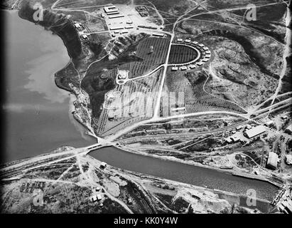 Avio von Palästina Electric Corporation Gründung (P.E.C) Die Rutenberg Hydro Electric Works. 1931 Okt. matpc.15827 Stockfoto