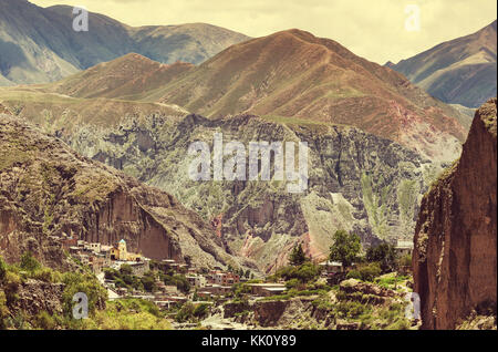 Berühmte Dorf Iruya in Salta, Argentinien Stockfoto