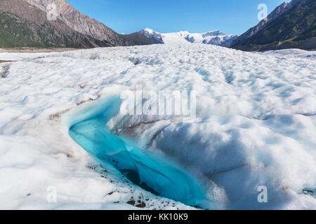 See am kennicott Glacier, wrangell - St. Elias National Park, Alaska Stockfoto