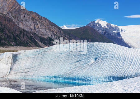 See am kennicott Glacier, wrangell - St. Elias National Park, Alaska Stockfoto