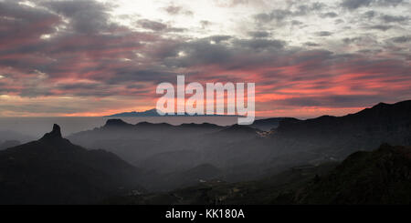 Roque Nublo, Teneriffa Stockfoto