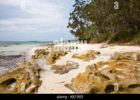 Scottish Rocks im Jervis Bay, booderee Nationalpark, New South Wales, Australien Stockfoto