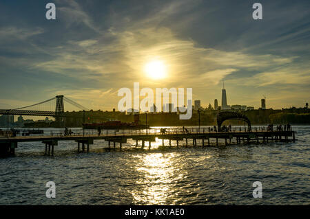 New York Skyline Cityview Manhattan mit dem Empire State Building S Stockfoto