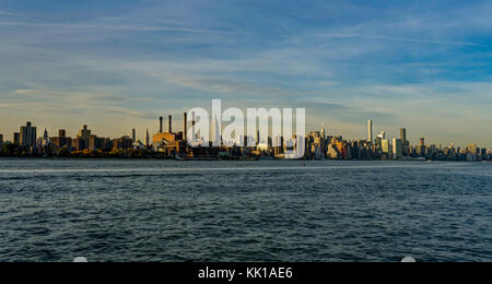 New York Skyline Cityview Manhattan mit dem Empire State Building Stockfoto