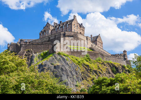 Edinburgh Castle scotland Castle edinburgh scottish Castle edinburgh Altstadt Edinburgh Midlothian Schottland GB Europa Stockfoto